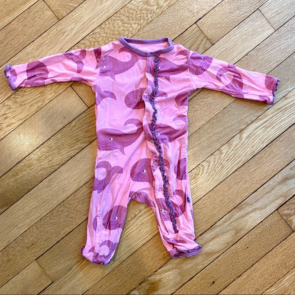 Kickee Pants Pajama Footie Size 0-3 months